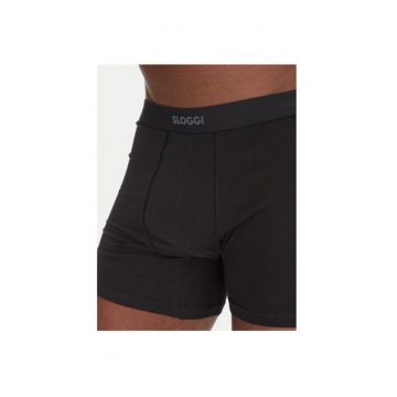 Set 2 boxeri barbati  10222372 - Bumbac/Elastan - Negru