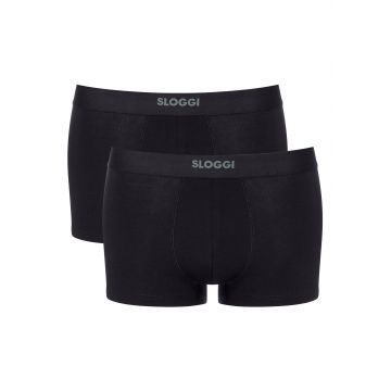 Set 2 boxeri barbati  10222379 - Bumbac/Elastan - Negru