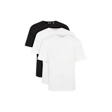 Set 3 tricouri barbati  Sons - 22034550 - Bumbac/Poliester - Alb - Alb