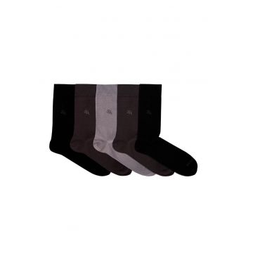 Sosete bambus BOX 5 Cotton Rich Socks Black Antracite Gray Sosete bambus BOX 5 Cotton Rich Socks Black Antracite Gray