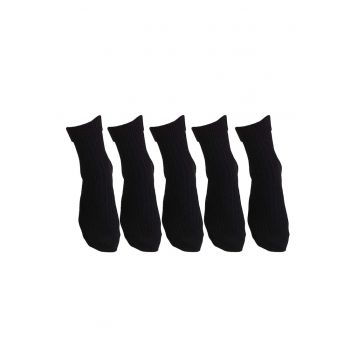 Sosete calduroase din lana merino Warm - 5 perechi - 43-46 EU - Negru