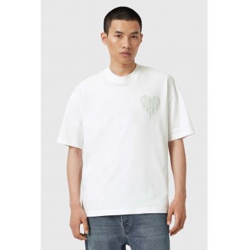 Tricou de bumbac organic cu imprimeu inima