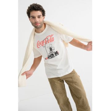 Tricou din bumbac cu imprimeu Coca-Cola