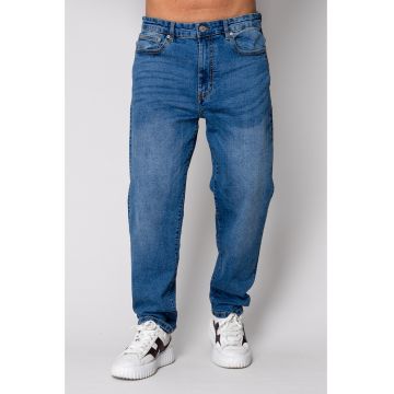 Blugi lungi elastici Regular Dark Blue 19023