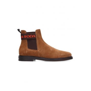 Ghete Chelsea de piele intoarsa