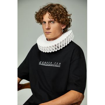 Medicine tricou din bumbac culoarea negru, cu imprimeu