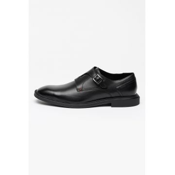 Pantofi din piele cu catarame Gryff