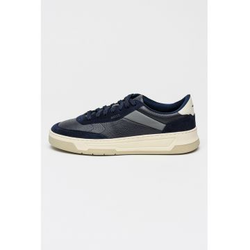 Pantofi sport de piele cu garnituri de piele intoarsa Baltimore