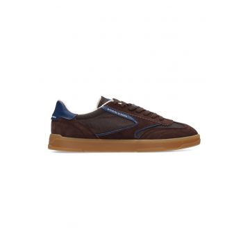 Pantofi sport de piele intoarsa cu garnituri sintetice