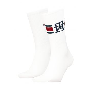 Set de sosete lungi cu logo - 2 perechi