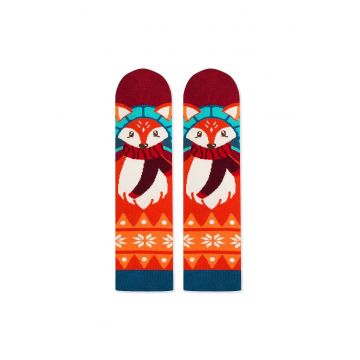 Sosete bambus de craciun Comfort Feet Socks CHRISTMAS FOX