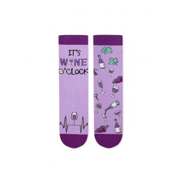 Sosete bumbac Arty Socks WINERY Purple