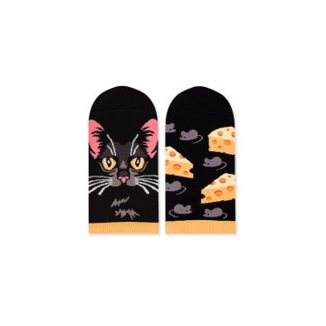 Sosete scurte bumbac Cheese Cat
