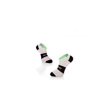 Sosete scurte pentru ciclism CYCLING SNEAKER SOCKS Meryl® Skinlife White-Black