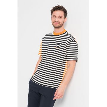 Tricou de bumbac cu dungi