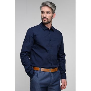 Blugi regular fit din bumbac cu model uni Washington Blugi regular fit din bumbac cu model uni Washington
