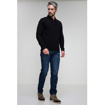 Blugi slim fit cu aspect decolorat Blugi slim fit cu aspect decolorat