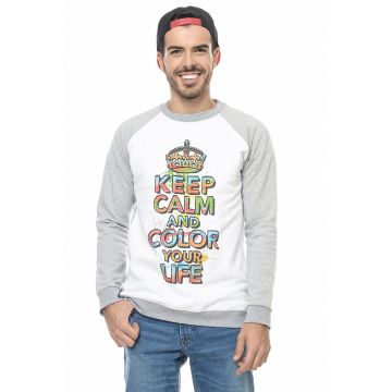 Bluza de trening regular fit cu imprimeu grafic