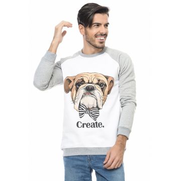 Bluza de trening regular fit cu imprimeu grafic
