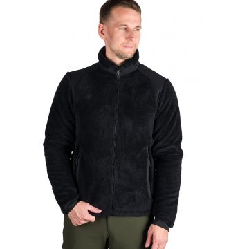 Hanorac din fleece cu fermoar si mansete elastice pentru drumetii Mikolaj