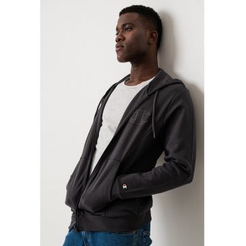 Hanorac slim-fit cu fermoar