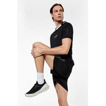 Pantaloni scurti relaxed fit cu dungi