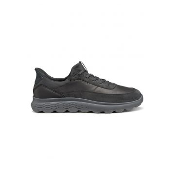 Pantofi barbatesti -  piele naturala - gri