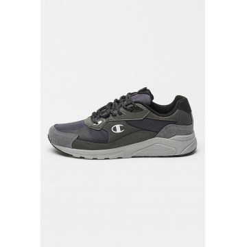 Pantofi sport low-cut cu segmente din material sintetic