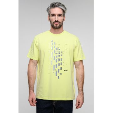 Tricou cu imprimeu geometric