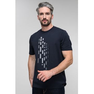 Tricou cu imprimeu geometric