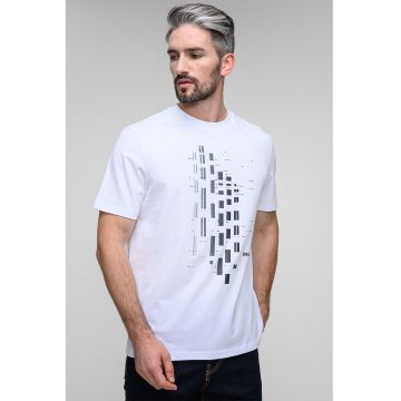 Tricou cu imprimeu geometric