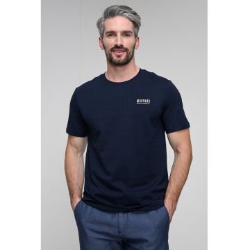 Tricou din bumbac cu imprimeu pe partea din spate Austin