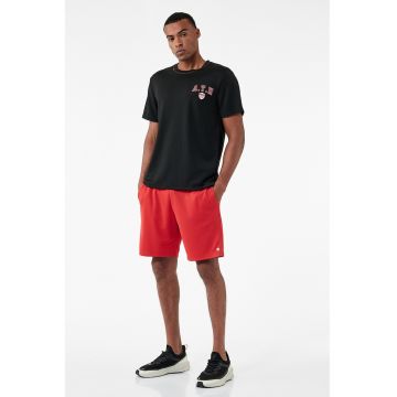 Tricou regular-fit cu decolteu la baza gatului
