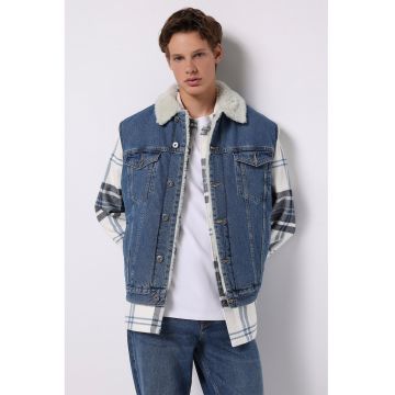 Vesta lejera din denim