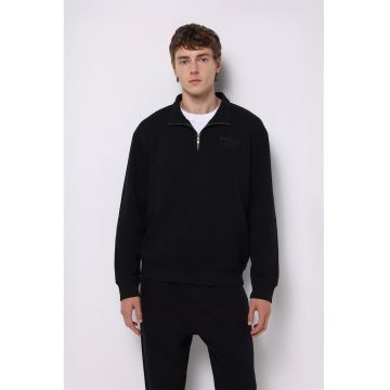 Bluza de trening cu fenta cu fermoar Bluza de trening cu fenta cu fermoar