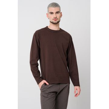 Bluza uni din bumbac Bluza uni din bumbac