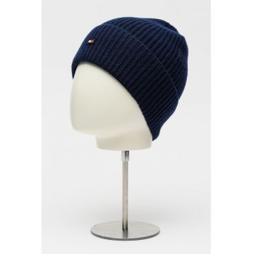 Caciula din casmir cu logo discret Caciula din casmir cu logo discret