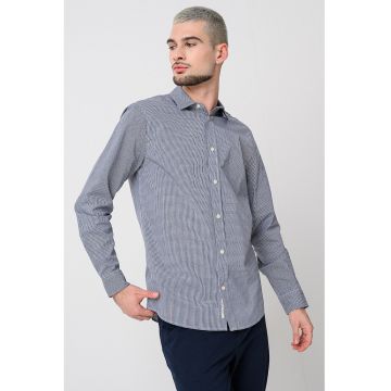 Camasa in carouri din amestec de bumbac Camasa in carouri din amestec de bumbac