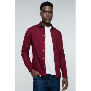 Camasa slim fit din amestec de bumbac organic Camasa slim fit din amestec de bumbac organic