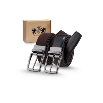 Curea reversibila din piele naturala Curea reversibila din piele naturala