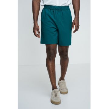 Pantaloni scurti cu banda logo in talie Pantaloni scurti cu banda logo in talie