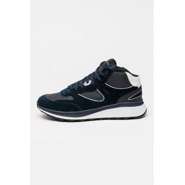 Pantofi sport cu detalii de piele intoarsa Spherica Pantofi sport cu detalii de piele intoarsa Spherica
