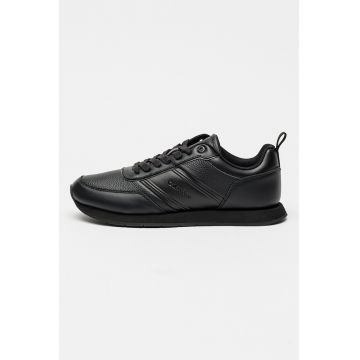 Pantofi sport de piele cu sireturi Pantofi sport de piele cu sireturi