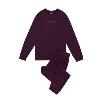 Pijamale pentru barbati  Bumbac - Visiniu Pijamale pentru barbati  Bumbac - Visiniu