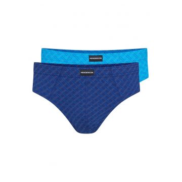 Set 2 perechi chiloti pentru barbati -  Bumbac - Albastru Set 2 perechi chiloti pentru barbati -  Bumbac - Albastru