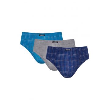 Set de 3 perechi chiloti barbati -  Bumbac - Multicolor Set de 3 perechi chiloti barbati -  Bumbac - Multicolor
