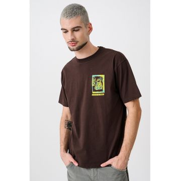 Tricou de bumbac cu design grafic Tricou de bumbac cu design grafic