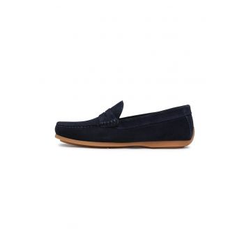 Mocasini barbati -  185283 - Piele intoarsa - Albastru Mocasini barbati -  185283 - Piele intoarsa - Albastru