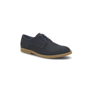 Pantofi barbati -  404743 - Piele nabuc - Albastru Pantofi barbati -  404743 - Piele nabuc - Albastru