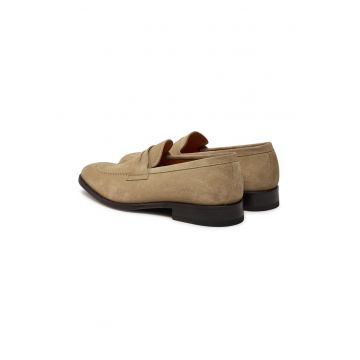 Pantofi barbati -  990183 - Piele intoarsa - Bej Pantofi barbati -  990183 - Piele intoarsa - Bej